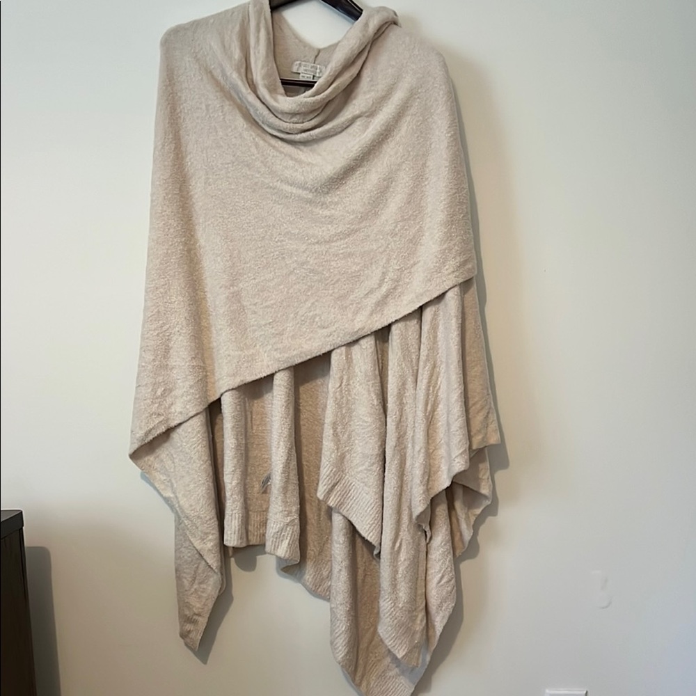 Barefoot Dreams Soft Cream Poncho